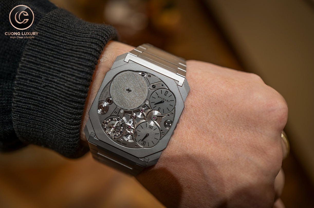 Bulgari ra mắt chiếc đồng hồ cơ mỏng nhất thế giới thế giới Octo Finissimo  Ultra 1,80mm với 1 chi tiết cực độc