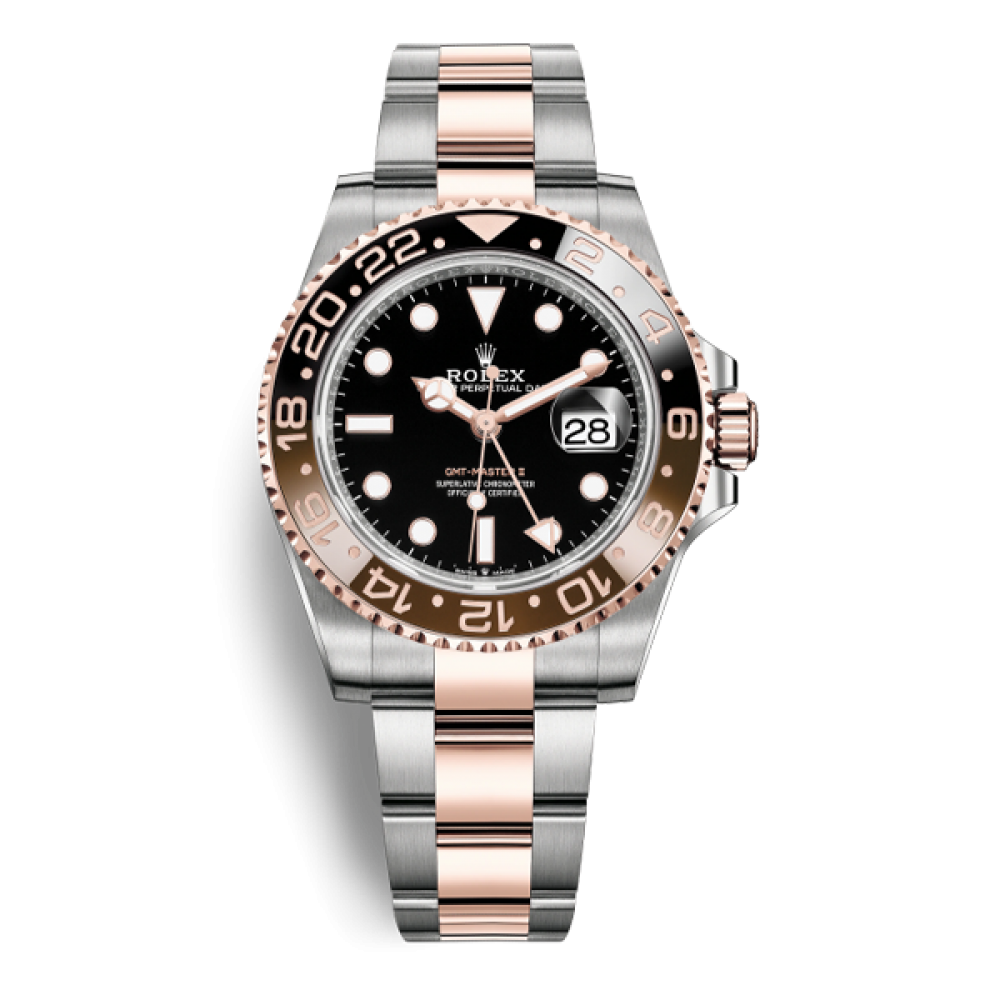 Rolex GMT-Master II Rolesor Everose Gold Root Beer